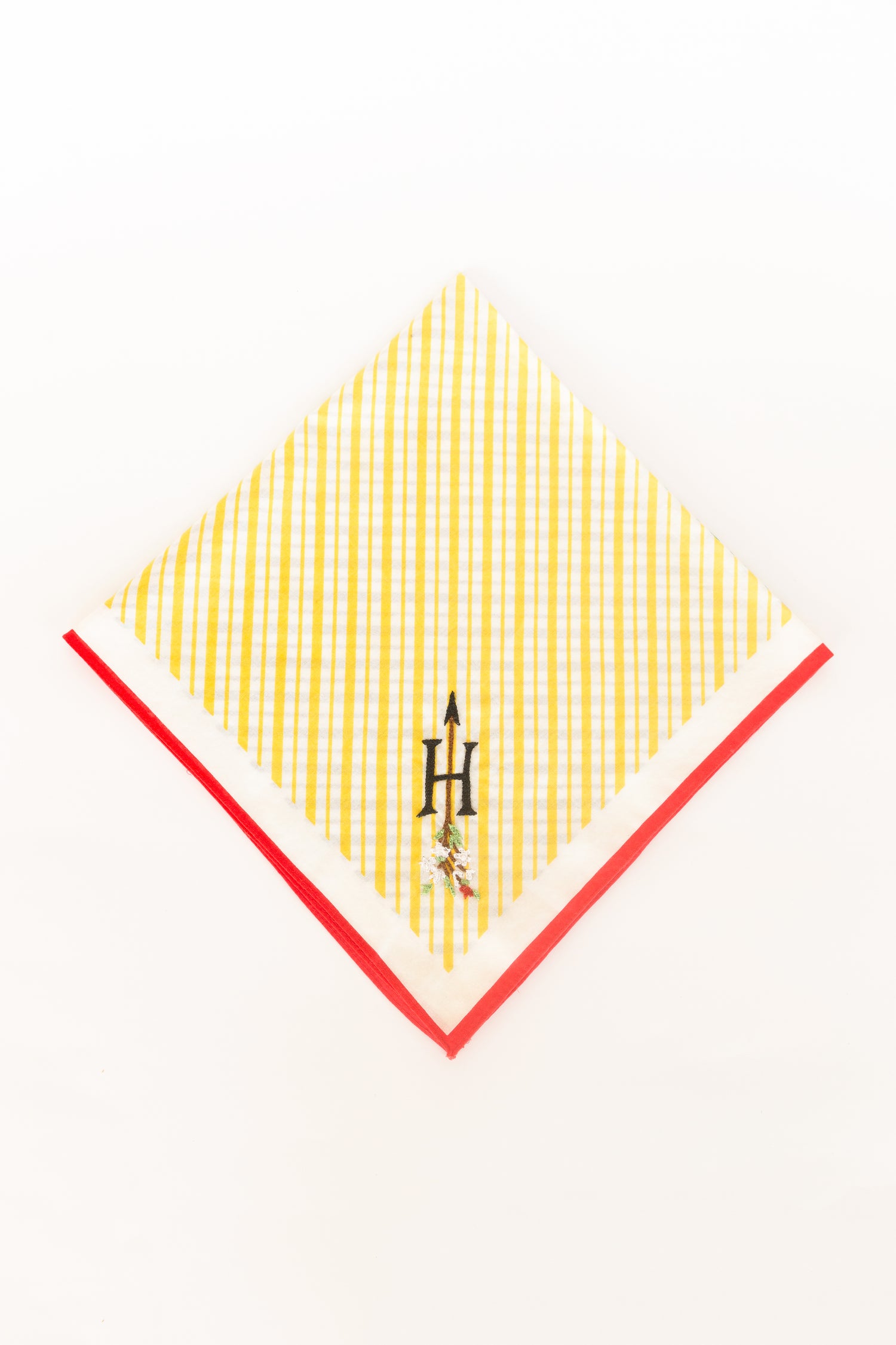Yellow, Red, Green, and Blue Striped Bandana